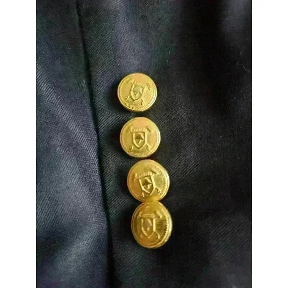 Lauren Ralph Lauren Pure Woolmark 100% Wool-Laine Coat Blazer Blue Men's 40 - Picture 6 of 10